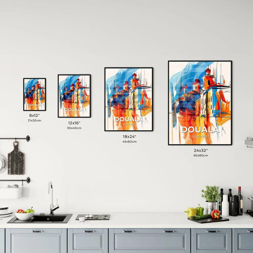 Vibrant Douala, Cameroon Kitchen Art