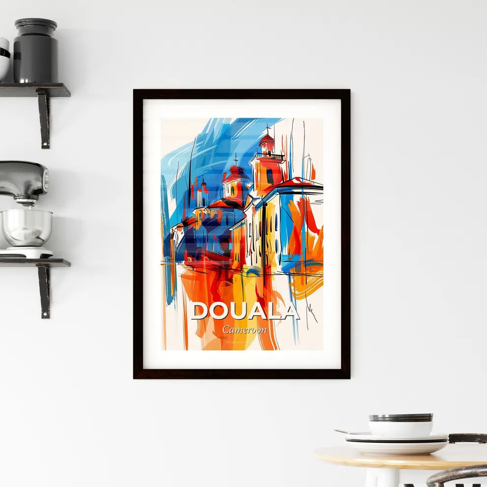 Vibrant Douala, Cameroon Framed Print