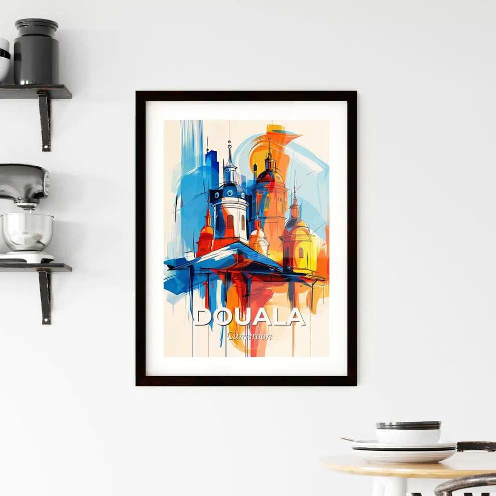 Vibrant Douala, Cameroon Framed Print