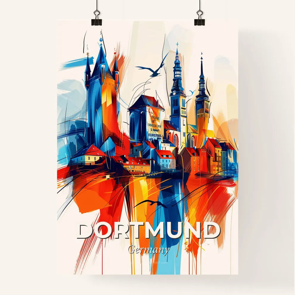 Vibrant Dortmund, Germany Poster