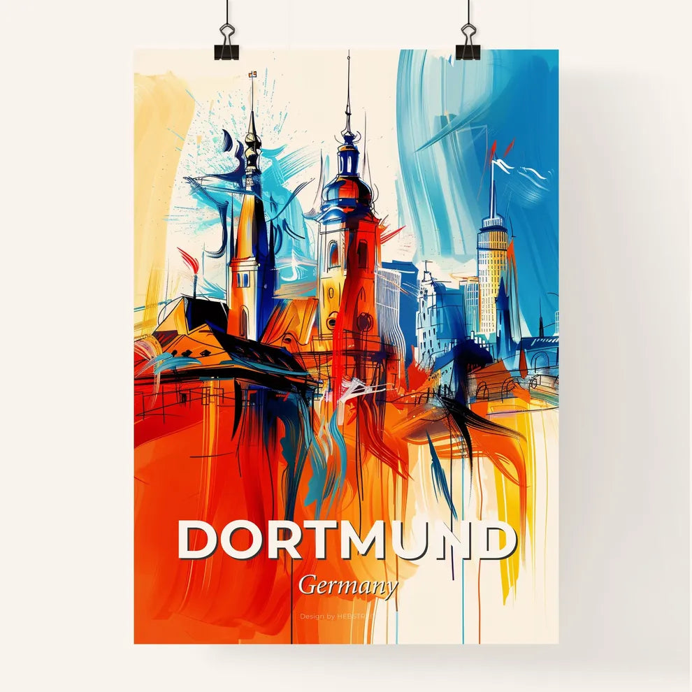 Vibrant Dortmund, Germany Poster