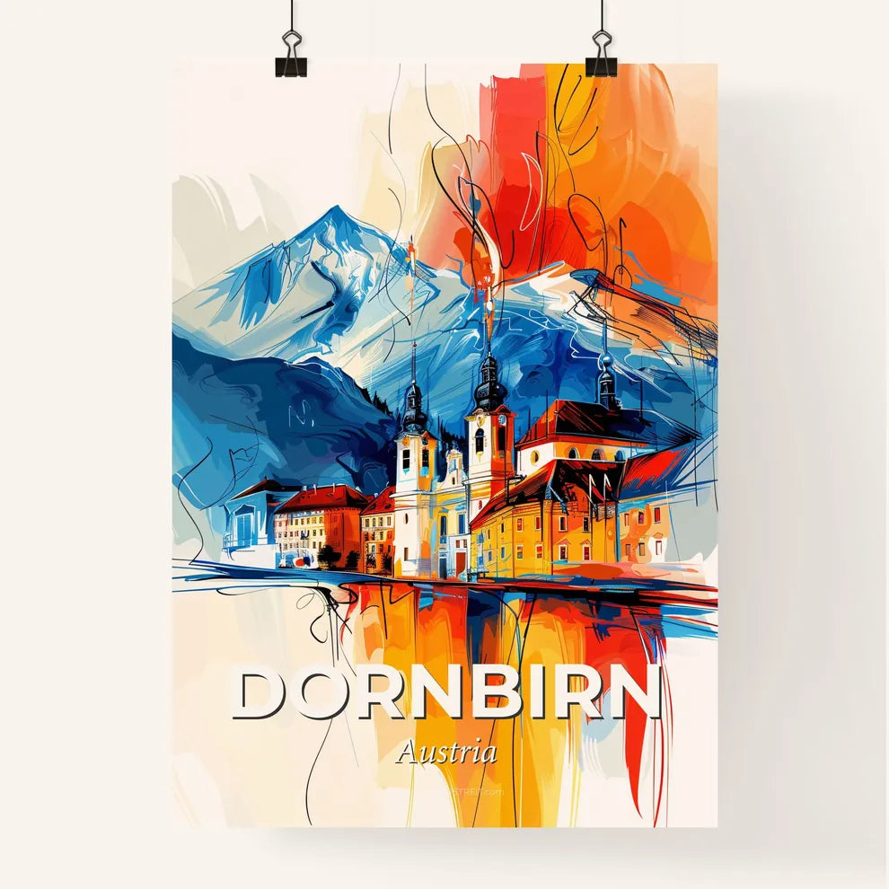 Vibrant Dornbirn, Austria Poster