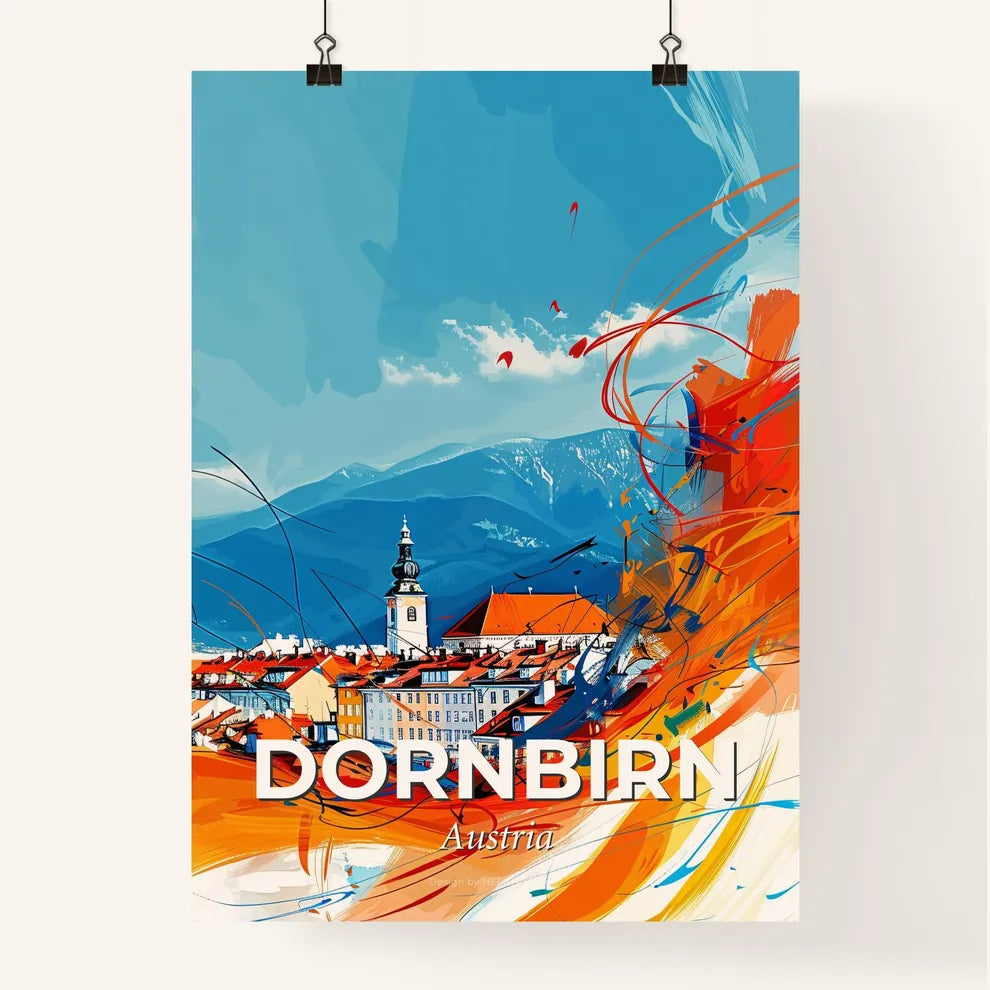 Vibrant Dornbirn, Austria Poster