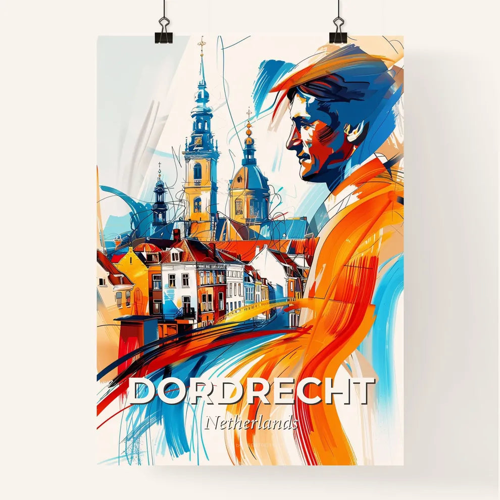 Vibrant Dordrecht, Netherlands Poster