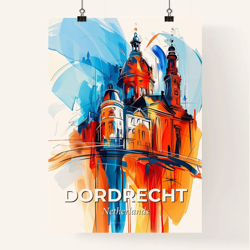 Vibrant Dordrecht, Netherlands Poster
