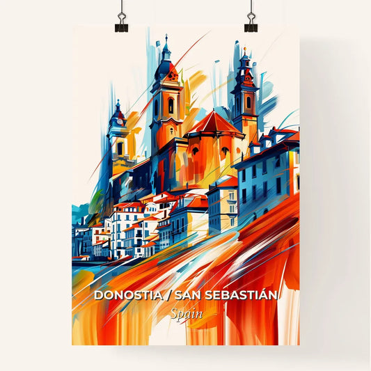 Vibrant Donostia / San Sebastián, Spain Poster