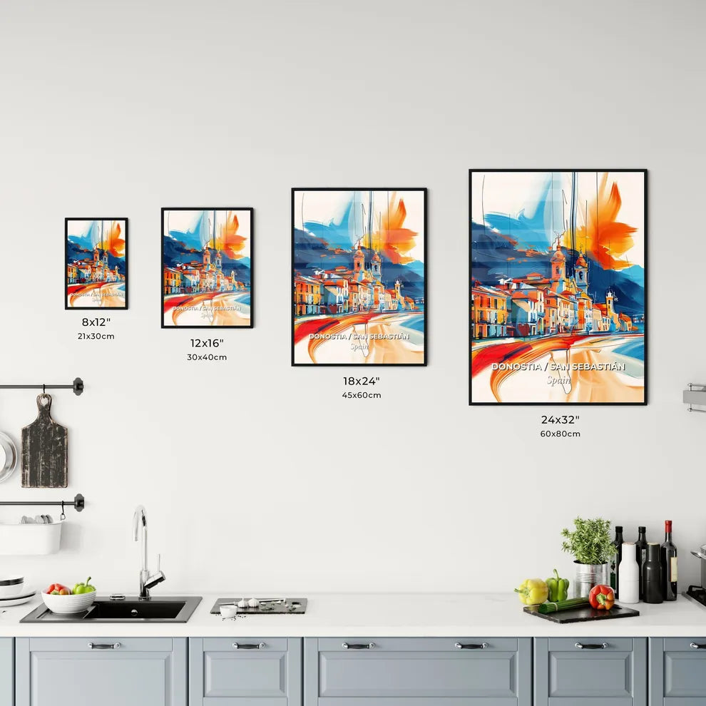 Vibrant Donostia / San Sebastián, Spain Kitchen Art