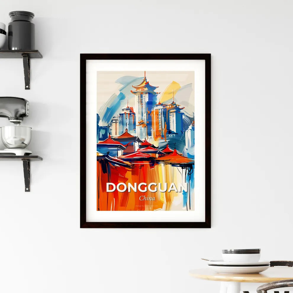 Vibrant Dongguan, China Framed Print