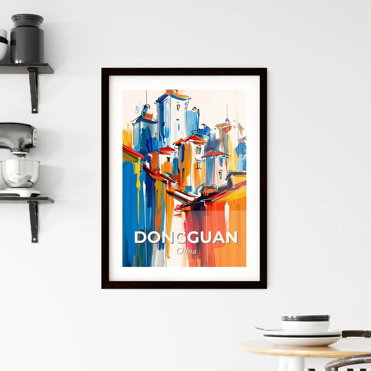Vibrant Dongguan, China Framed Print