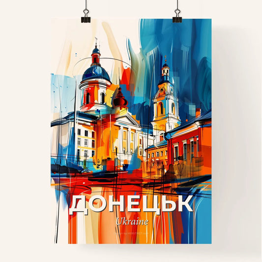 Vibrant Донецьк, Ukraine Poster
