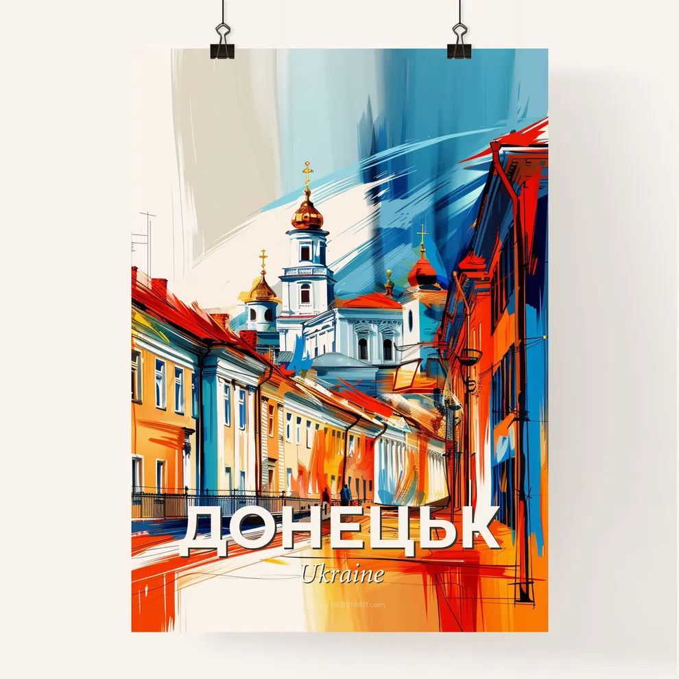 Vibrant Донецьк, Ukraine Poster
