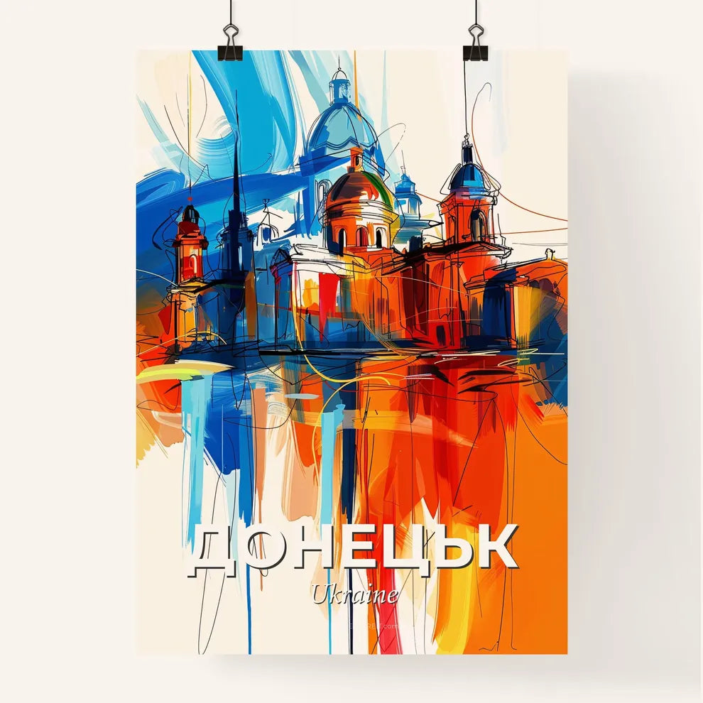 Vibrant Донецьк, Ukraine Poster