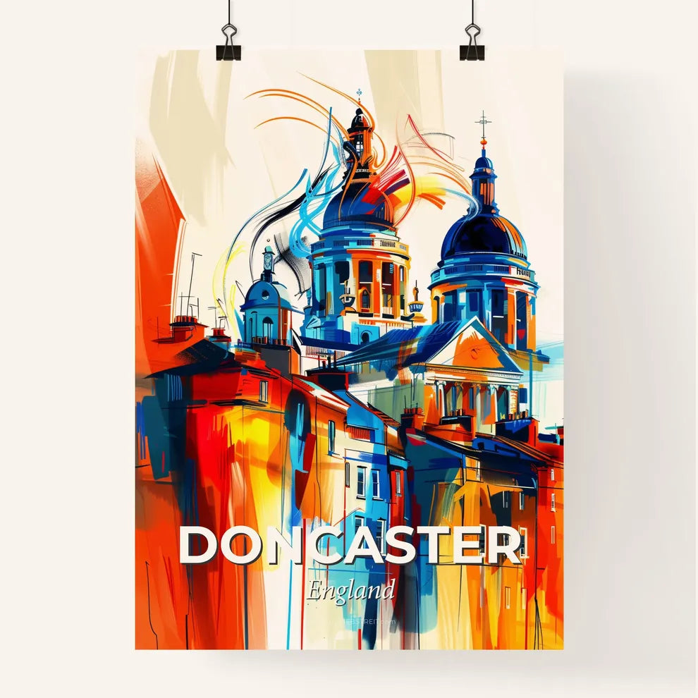 Vibrant Doncaster, England Poster