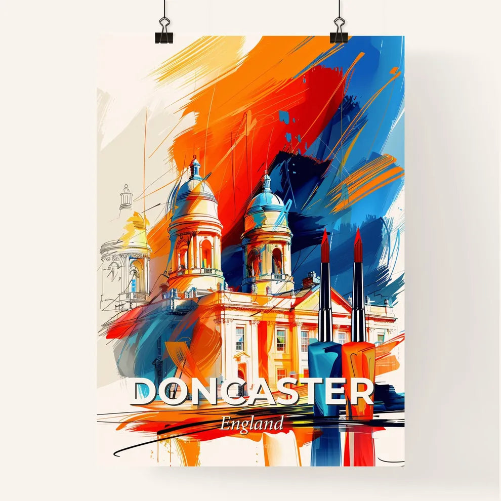 Vibrant Doncaster, England Poster
