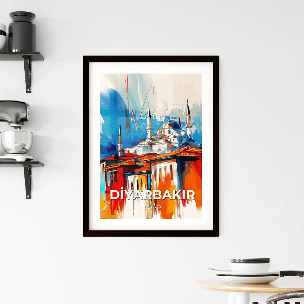 Vibrant Di̇yarbakir, Turkey Framed Print
