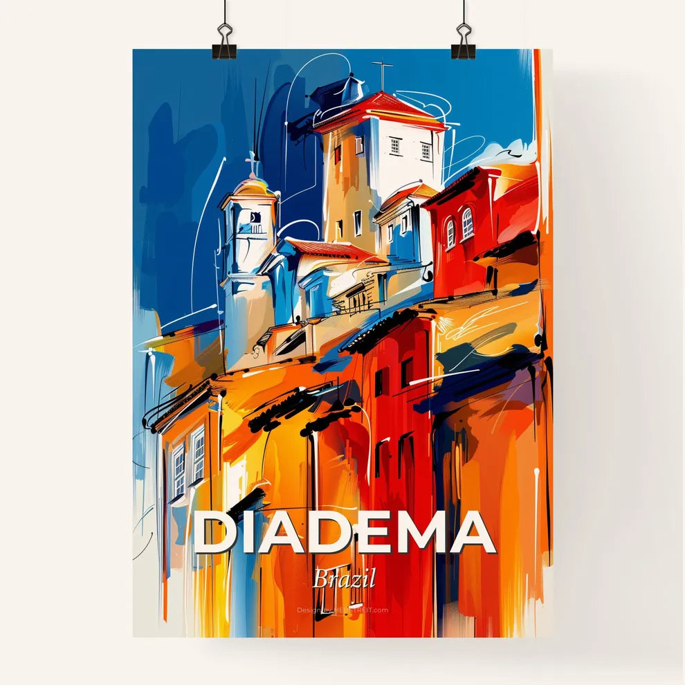 Vibrant Diadema, Brazil Poster
