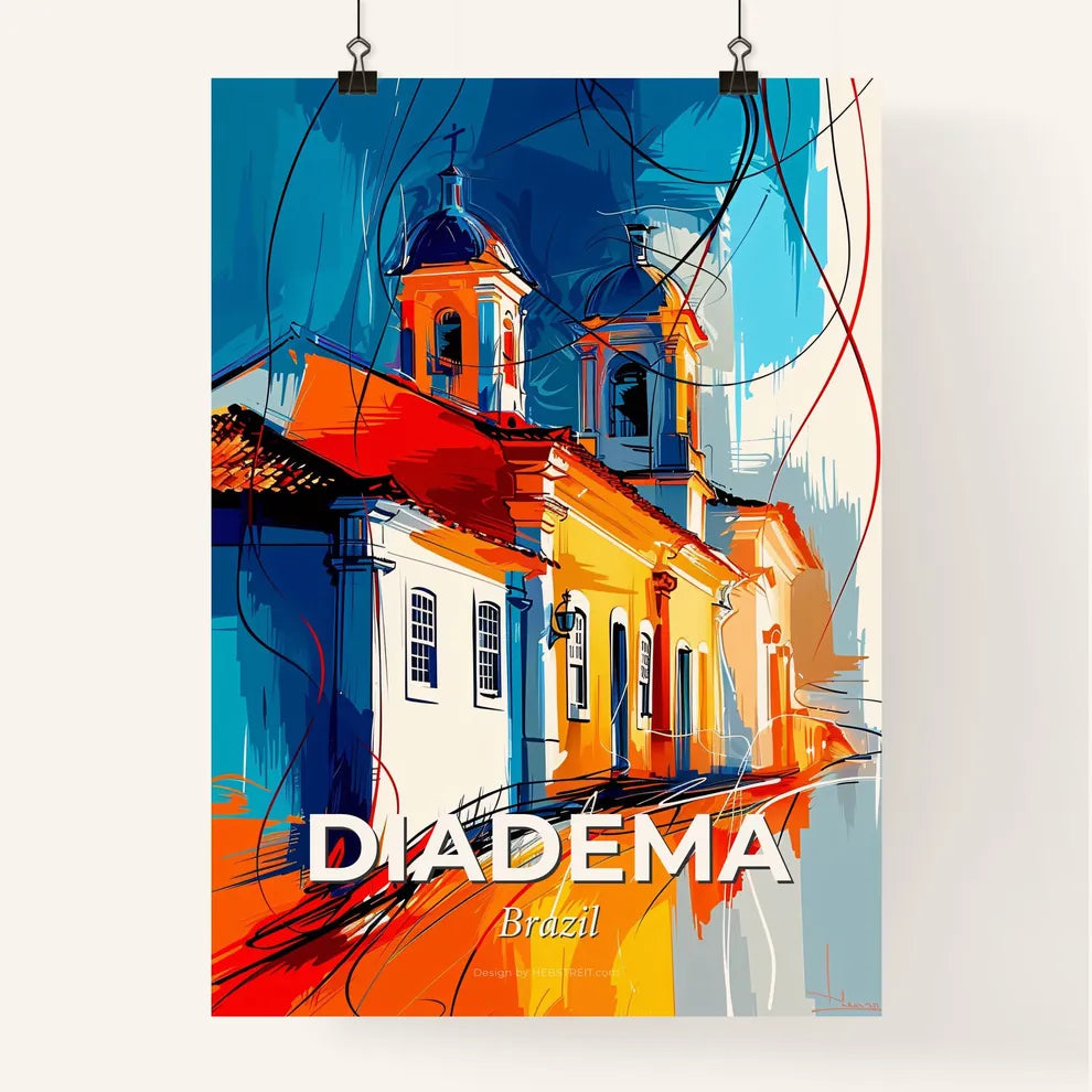 Vibrant Diadema, Brazil Poster