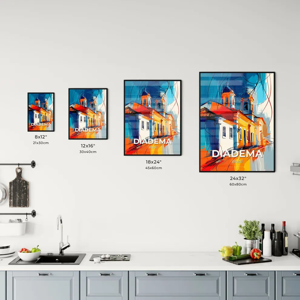 Vibrant Diadema, Brazil Kitchen Art