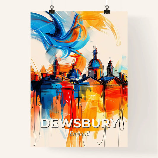 Vibrant Dewsbury, England Poster