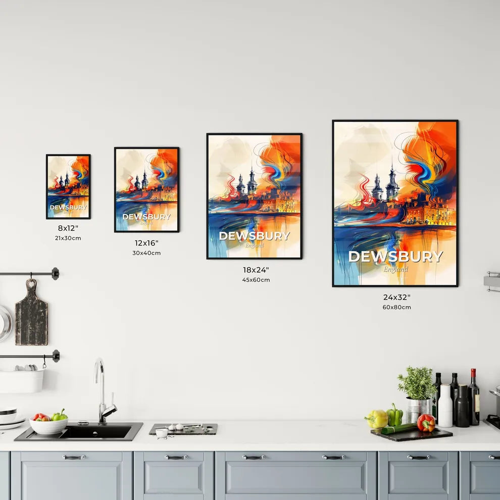 Vibrant Dewsbury, England Kitchen Art