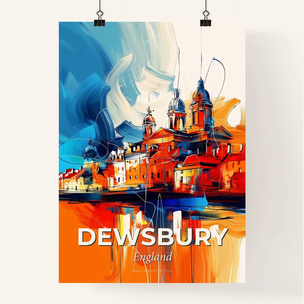 Vibrant Dewsbury, England Poster