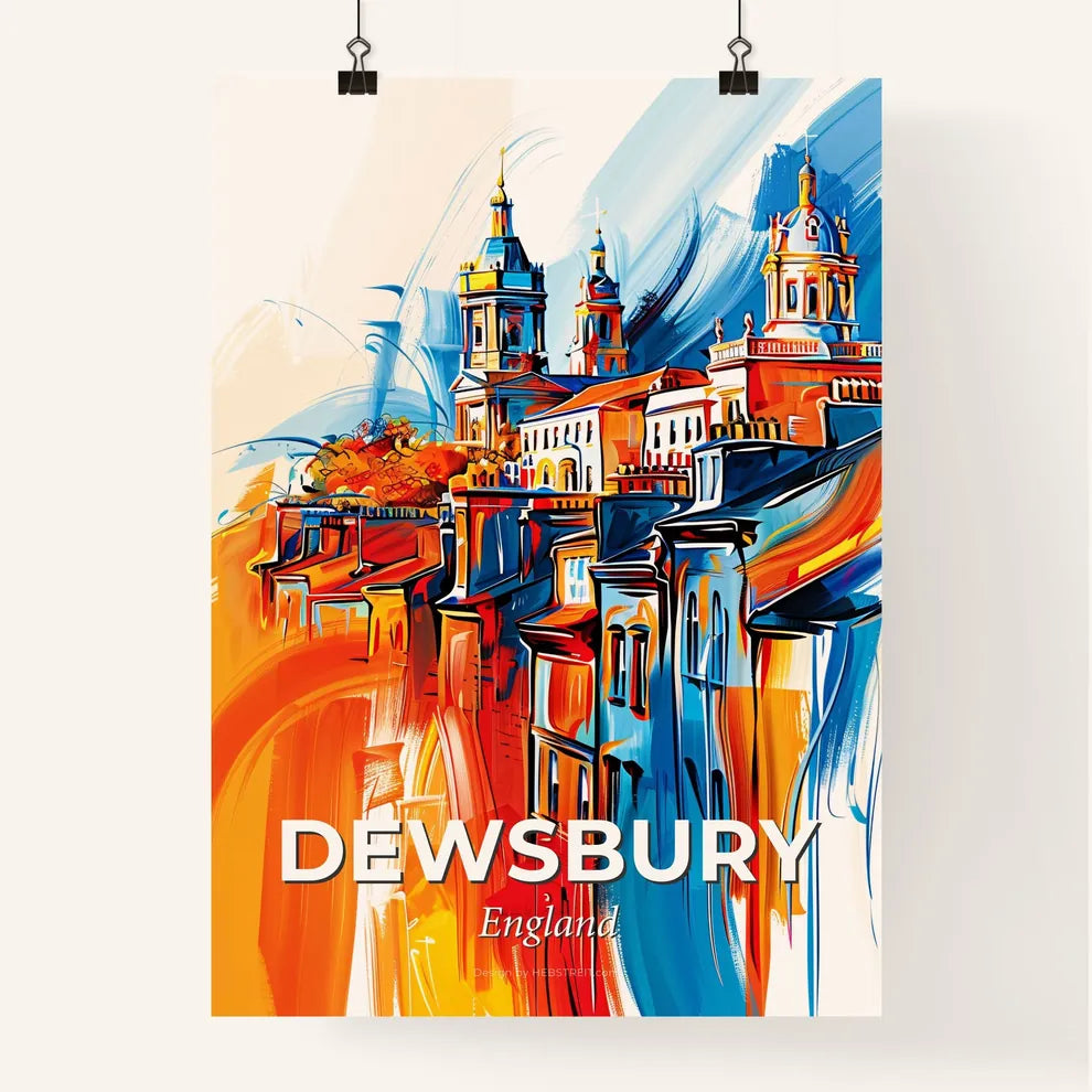 Vibrant Dewsbury, England Poster