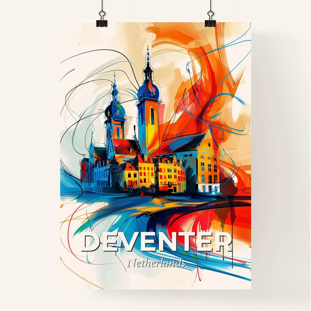 Vibrant Deventer, Netherlands Poster