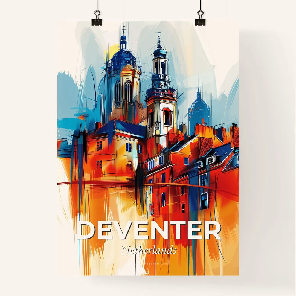 Vibrant Deventer, Netherlands Poster