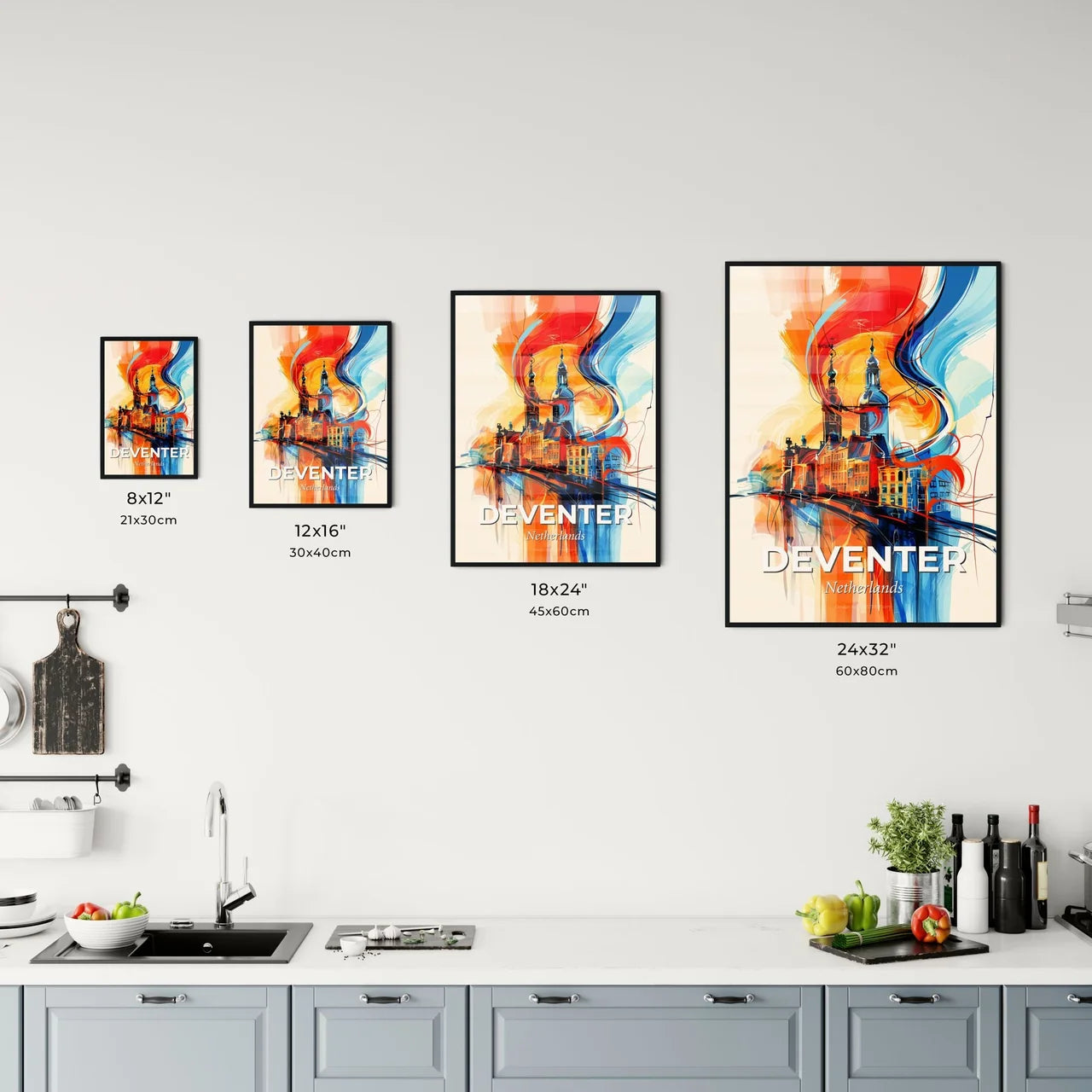 Vibrant Deventer, Netherlands Kitchen Art