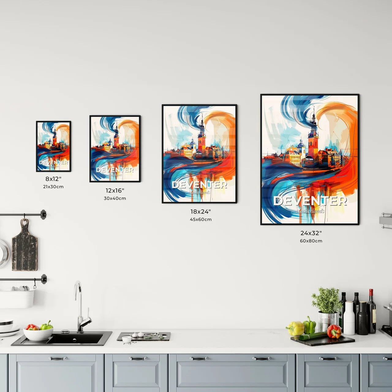 Vibrant Deventer, Netherlands Kitchen Art
