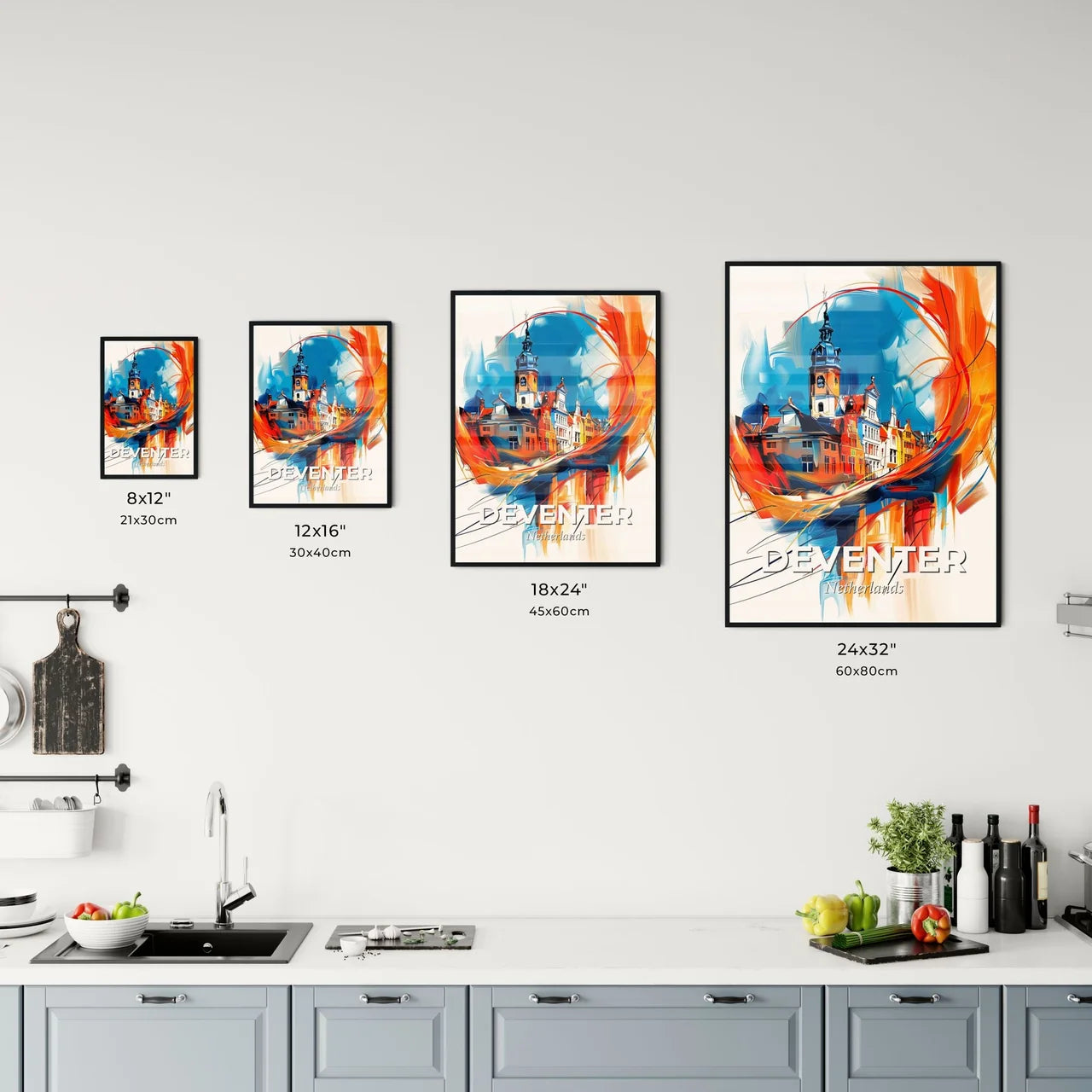 Vibrant Deventer, Netherlands Kitchen Art