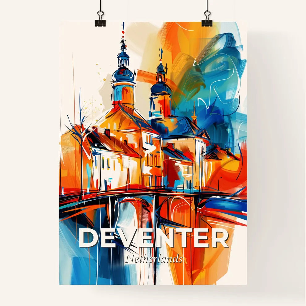 Vibrant Deventer, Netherlands Poster