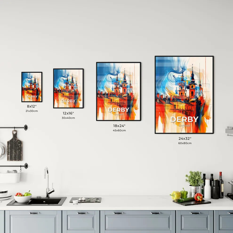 Vibrant Derby, England Kitchen Art