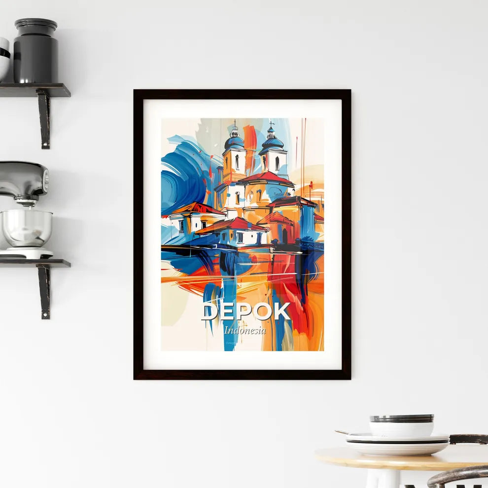 Vibrant Depok, Indonesia Framed Print