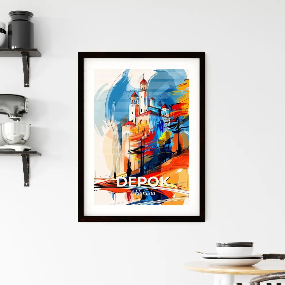 Vibrant Depok, Indonesia Framed Print