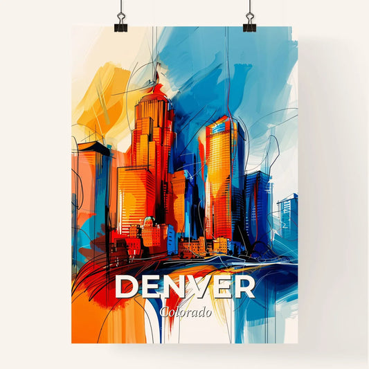 Vibrant Denver, Colorado Poster