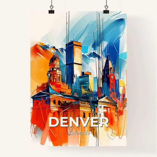Vibrant Denver, Colorado Poster