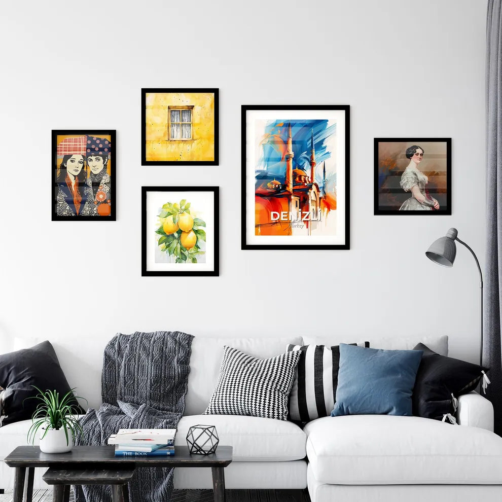 Vibrant Deni̇zli̇, Turkey Wall Art Collection