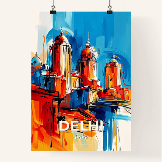 Vibrant Delhi, India Poster