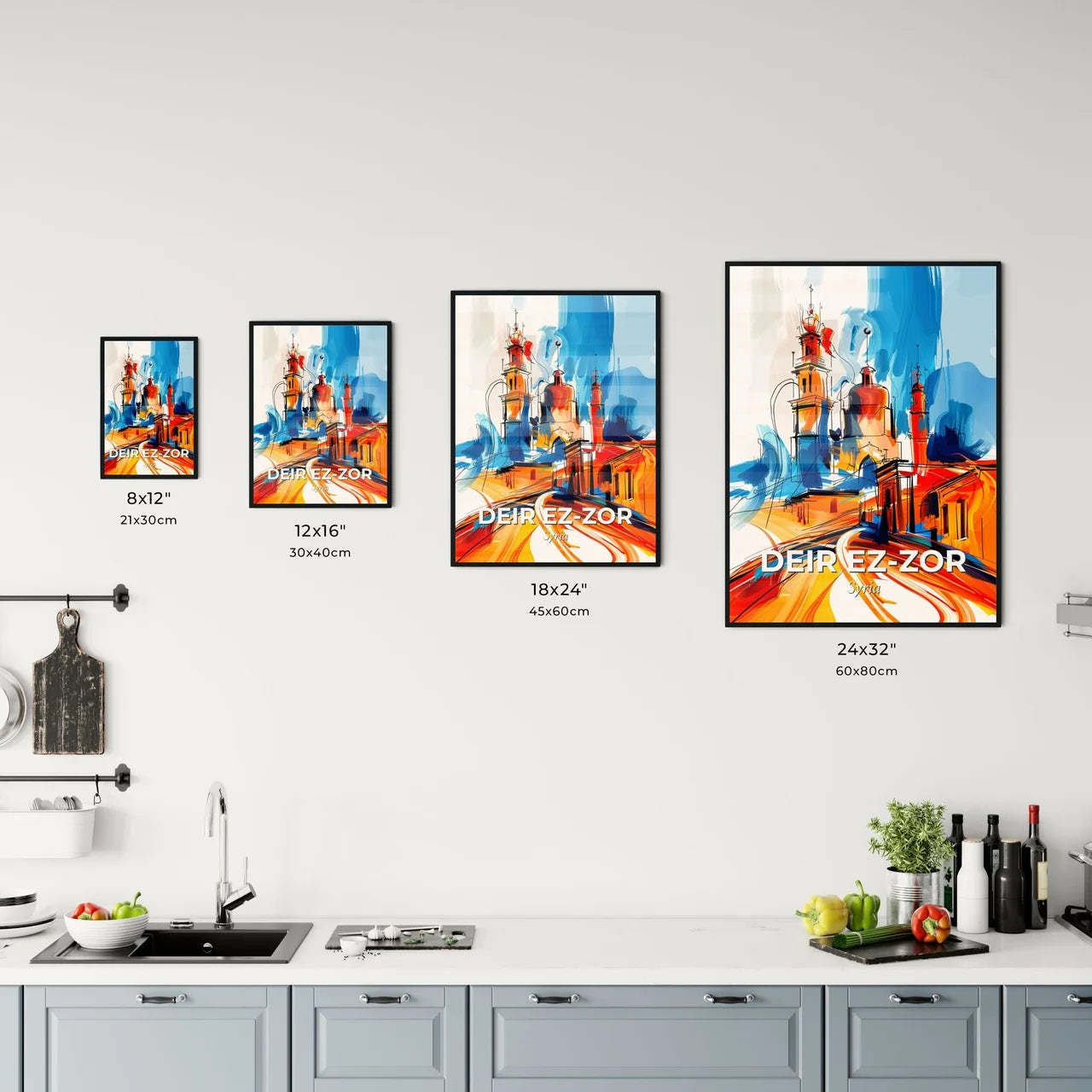 Vibrant Deir E Kitchen Art