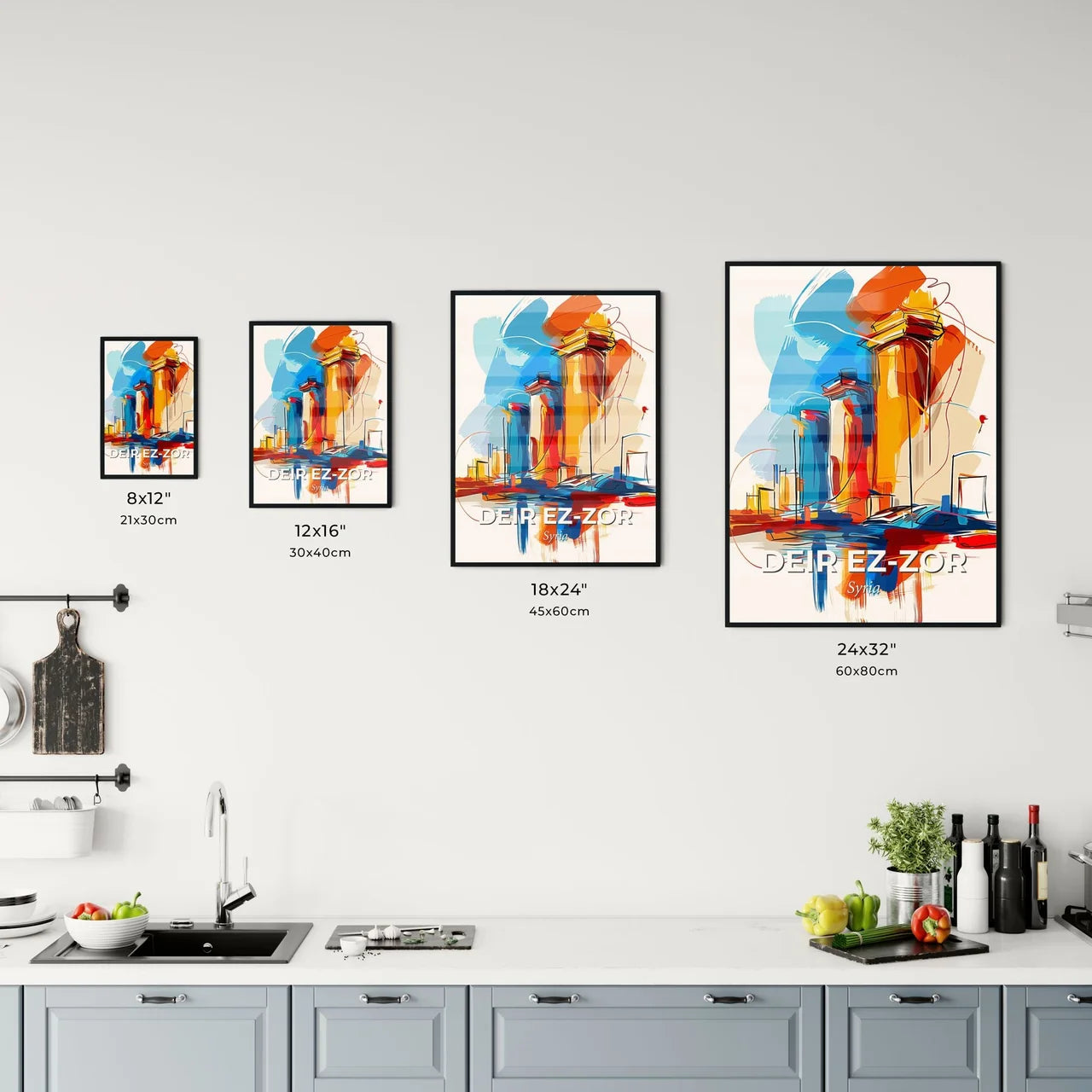 Vibrant Deir E Kitchen Art