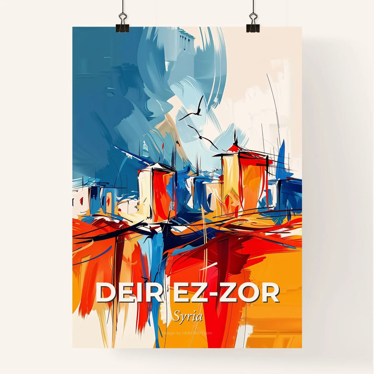 Vibrant Deir E Poster