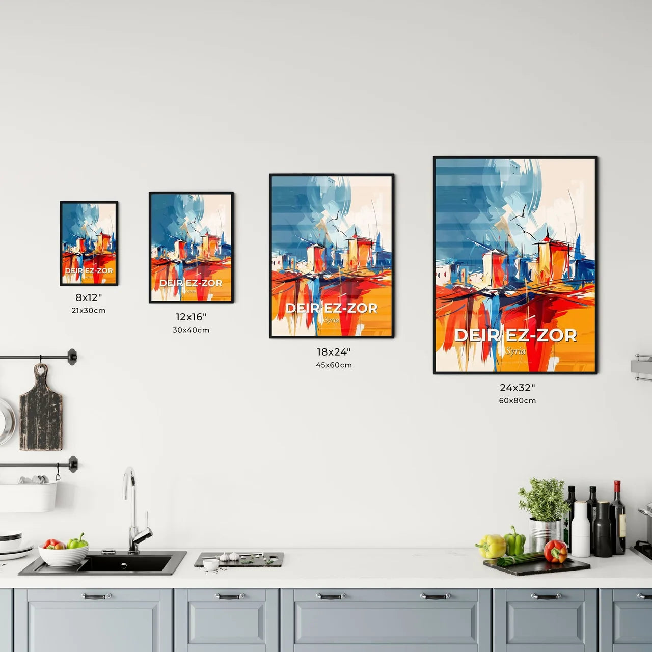 Vibrant Deir E Kitchen Art