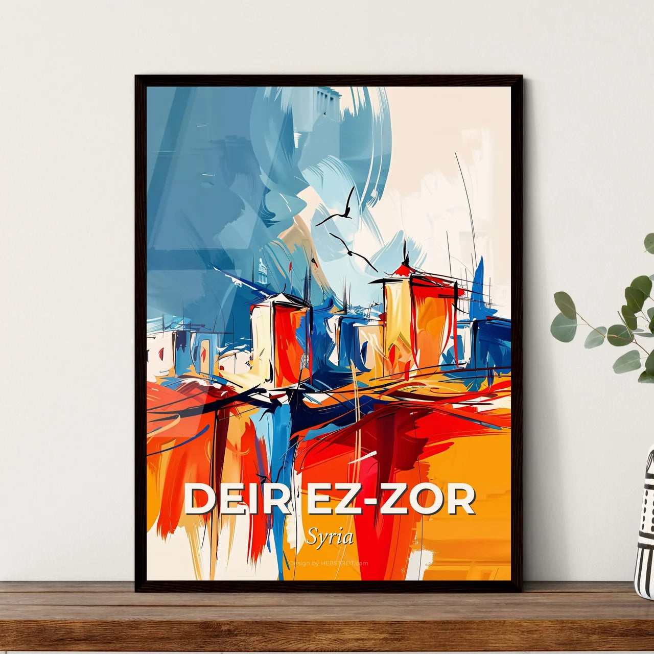 Vibrant Deir E Art Print