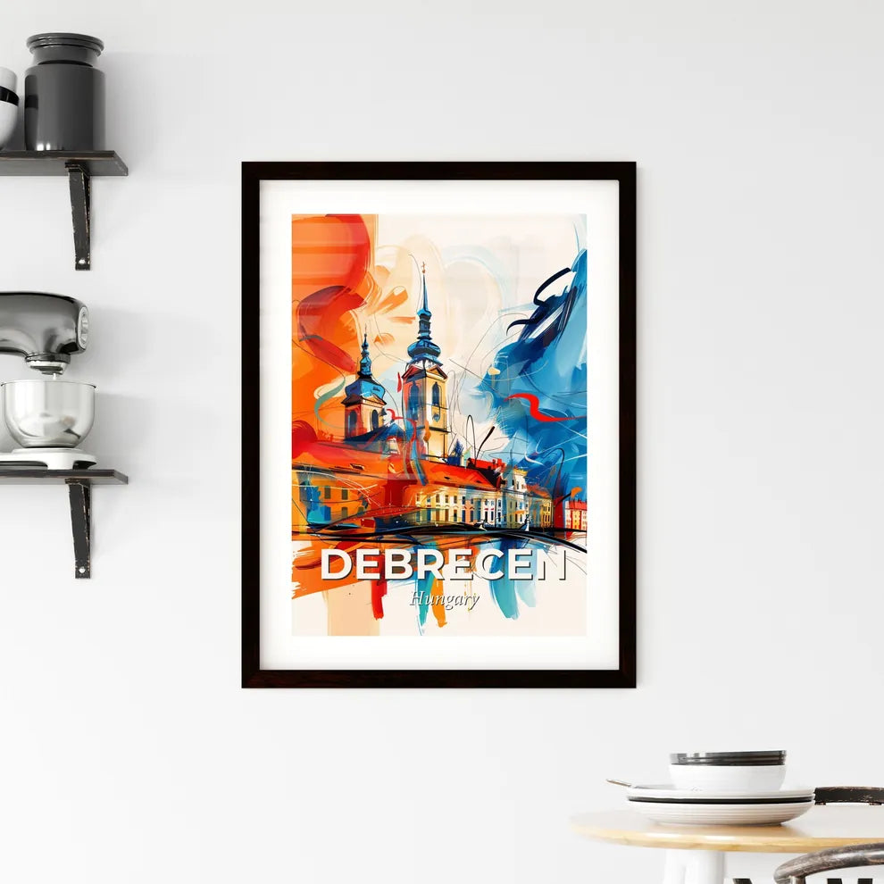 Vibrant Debrecen, Hungary Framed Print