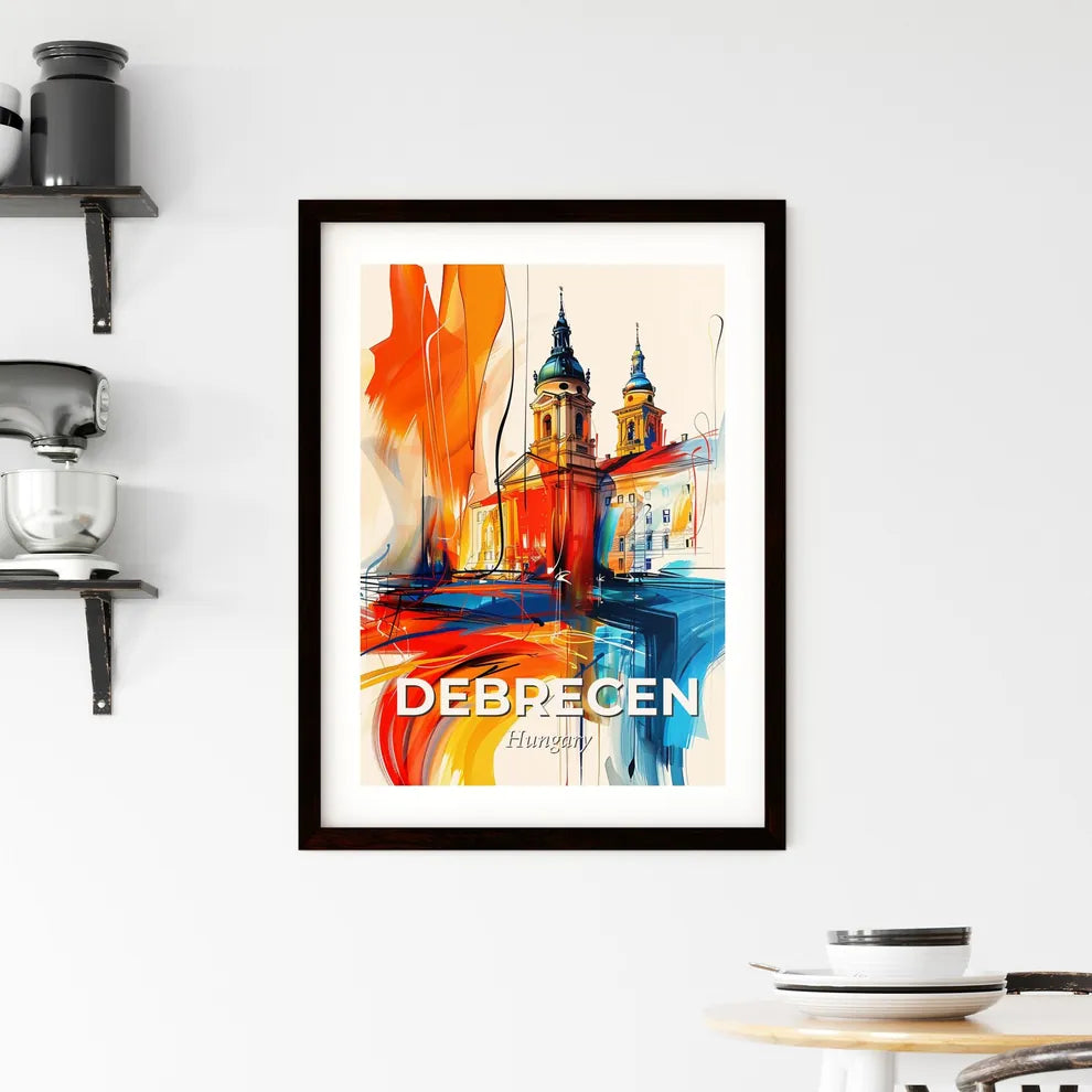 Vibrant Debrecen, Hungary Framed Print