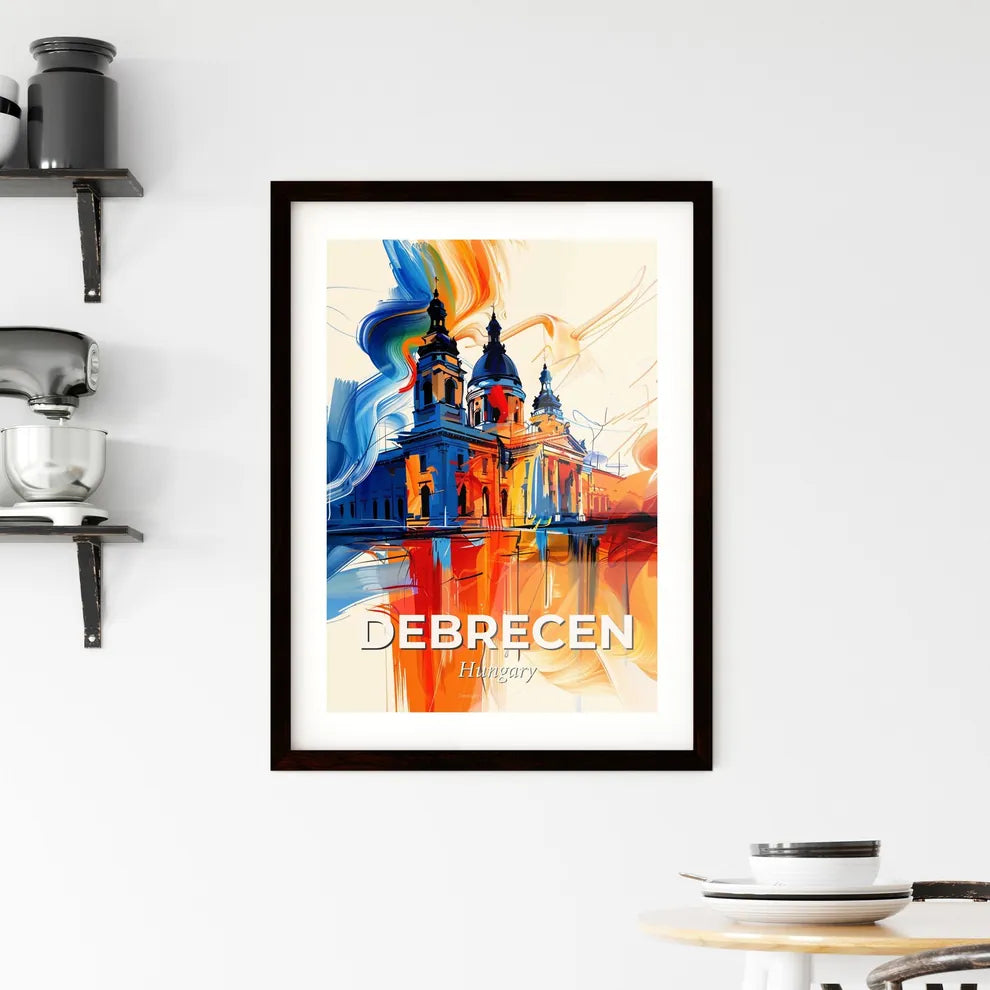 Vibrant Debrecen, Hungary Framed Print