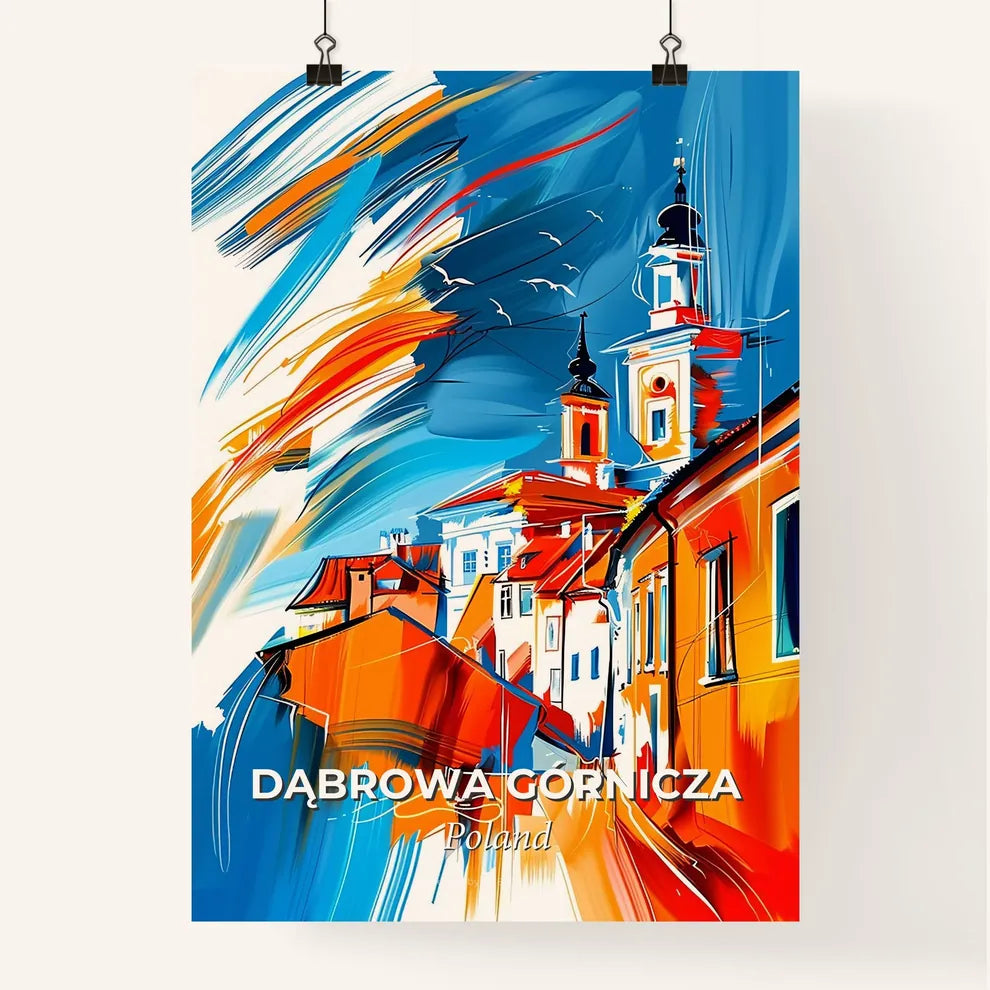 Vibrant Dąbrowa Górnicza, Poland Poster