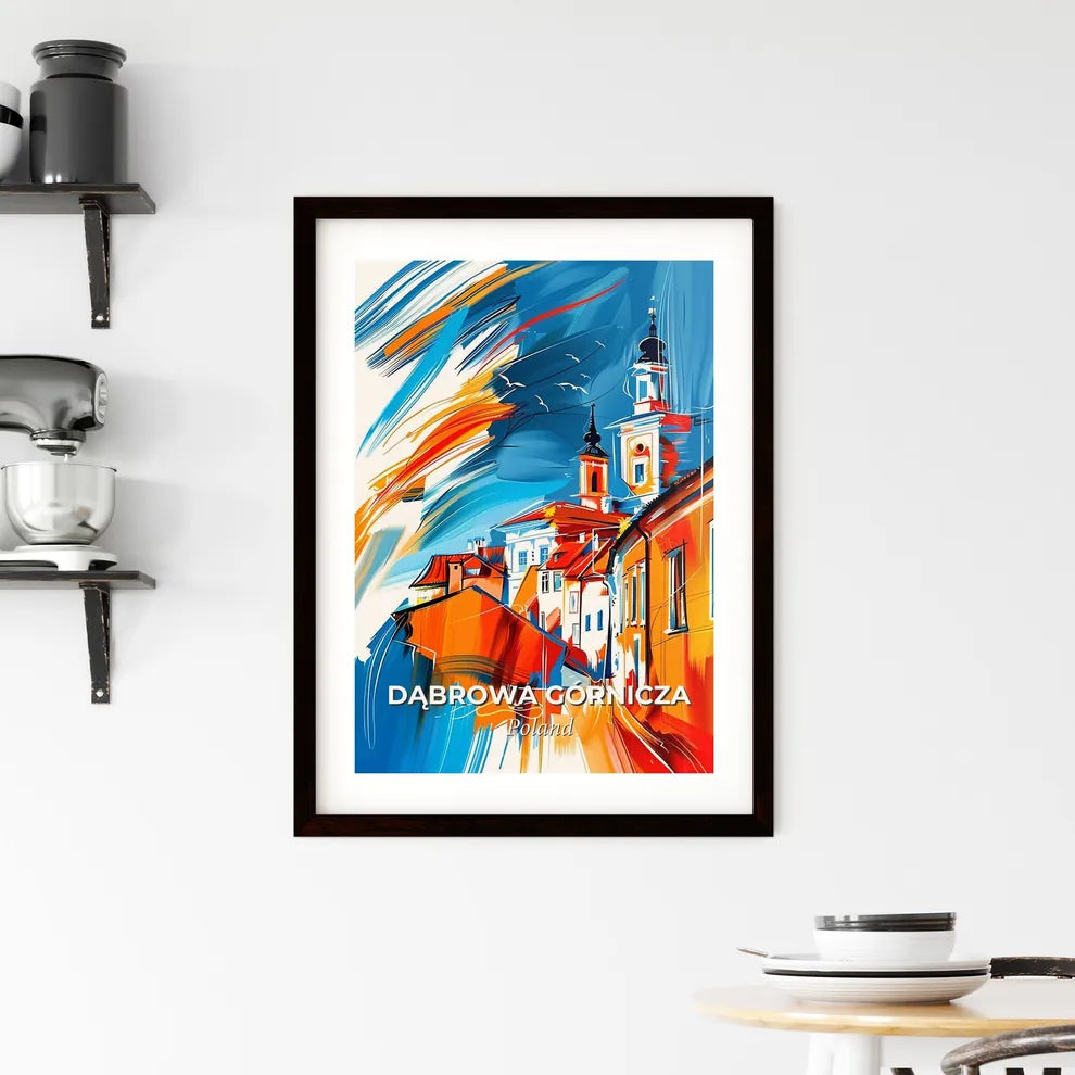 Vibrant Dąbrowa Górnicza, Poland Framed Print