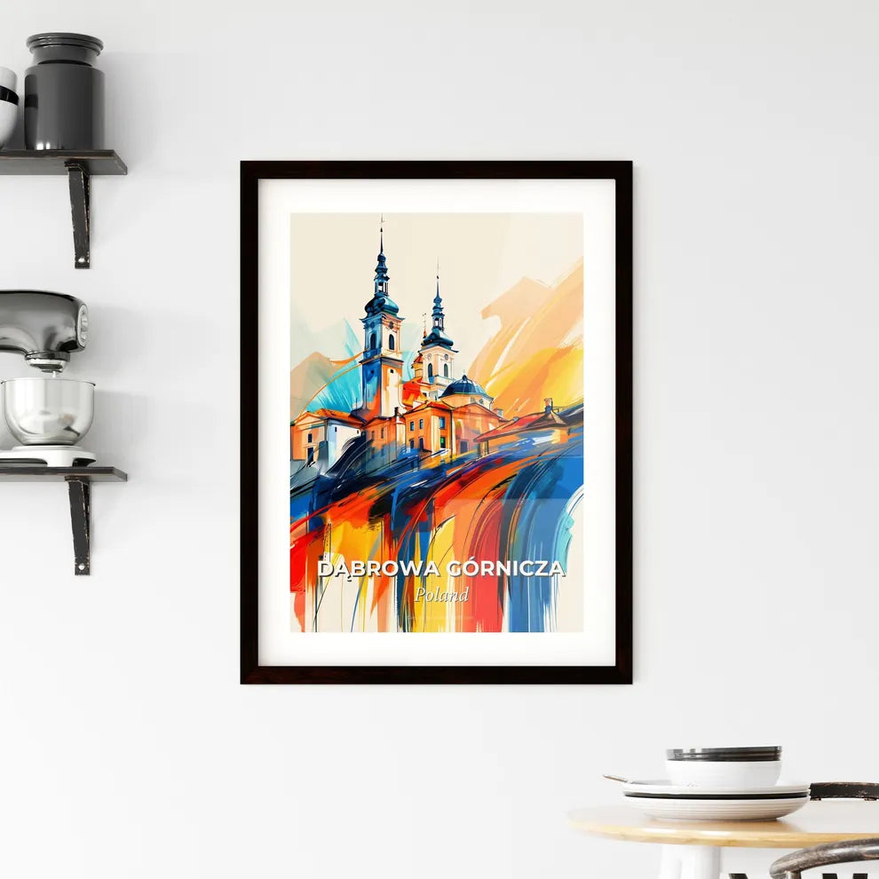 Vibrant Dąbrowa Górnicza, Poland Framed Print
